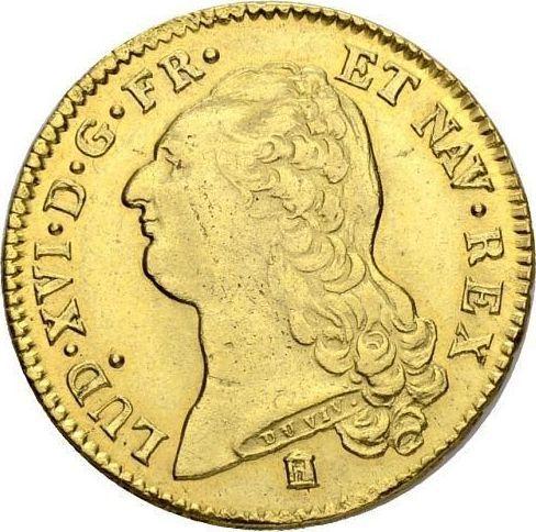 Obverse Double Louis d'Or 1786 K - Gold Coin Value - France, Louis XVI
