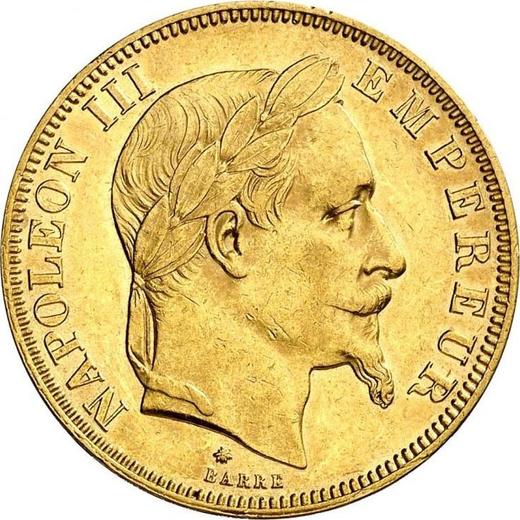Obverse 50 Francs 1867 A "Type 1862-1868" - Gold Coin Value - France, Napoleon III