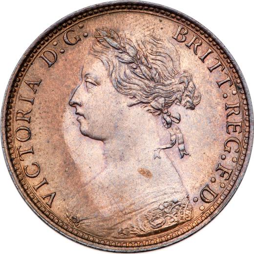 Avers 1/2 Penny 1875 H - Münze Wert - Großbritannien, Victoria