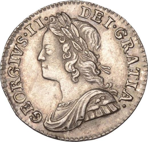 Anverso 2 peniques 1746 - valor de la moneda de plata - Gran Bretaña, Jorge II