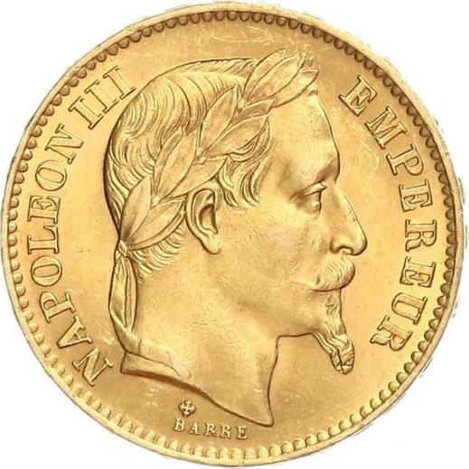 Obverse 20 Francs 1868 BB "Type 1861-1870" - Gold Coin Value - France, Napoleon III