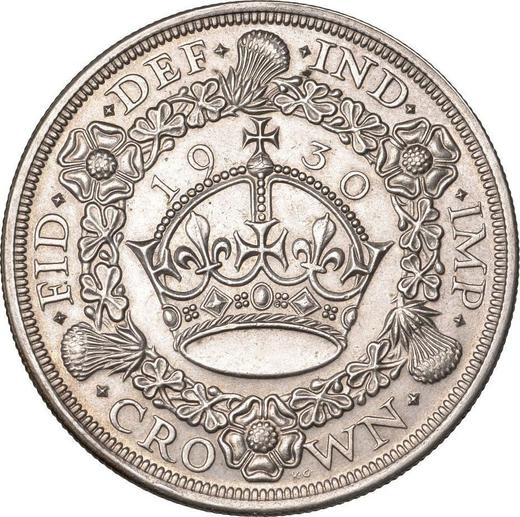 Reverso 1 Corona 1930 - valor de la moneda de plata - Gran Bretaña, Jorge V
