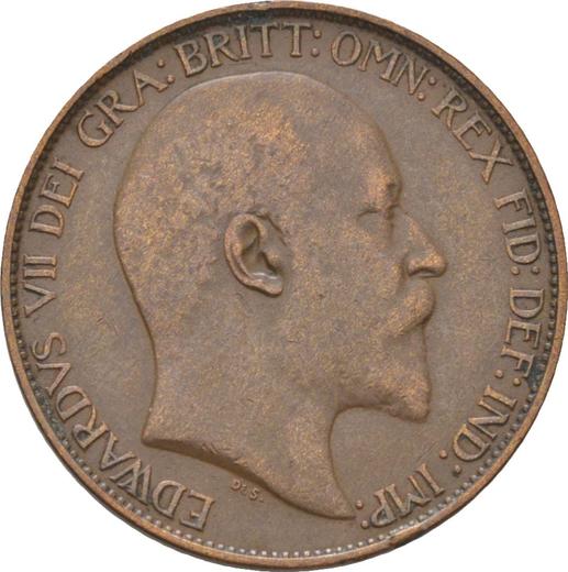 Obverse Halfpenny 1907 -  Coin Value - United Kingdom, Edward VII