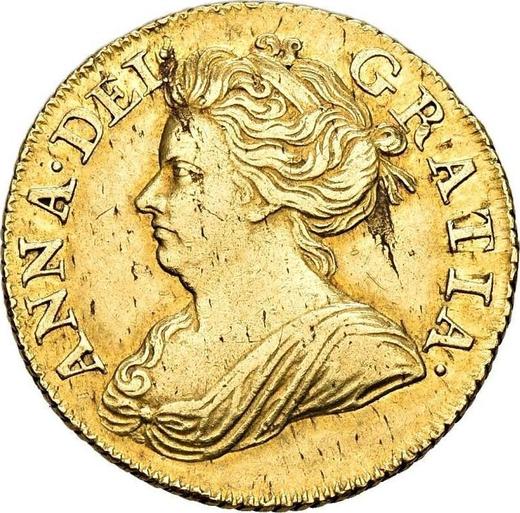 Obverse Half Guinea 1709 "Post Union" - Gold Coin Value - United Kingdom, Anne