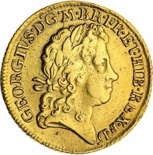 Аверс монеты - 1 гинея 1721 года "Четвертый тип" - цена золотой монеты - Великобритания, Георг I