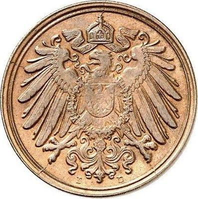 Reverse 1 Pfennig 1892 D "Type 1890-1916" - Coin Value - Germany, German Empire