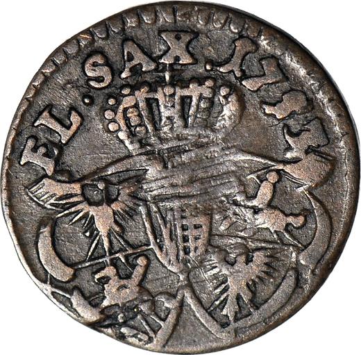 Reverse Schilling (Szelag) 1753 "Crown" -  Coin Value - Poland, Augustus III