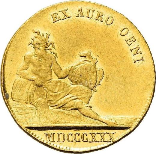 Reverse Ducat 1830 - Gold Coin Value - Bavaria, Ludwig I