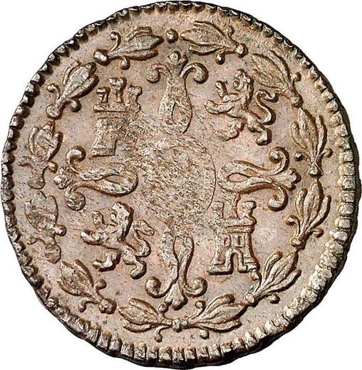 Reverse 2 Maravedís 1808 -  Coin Value - Spain, Charles IV