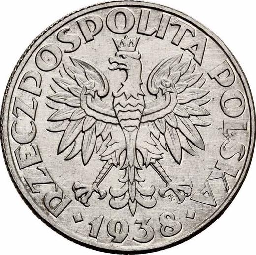 Awers monety - Próba 50 groszy 1938 Aluminium - cena  monety - Polska, II Rzeczpospolita
