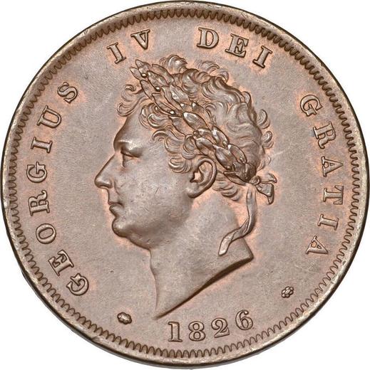 Obverse Penny 1826 -  Coin Value - United Kingdom, George IV