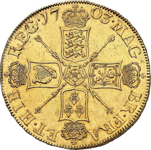 Reverse Five guineas 1703 "Pre-Union" VIGO - Gold Coin Value - United Kingdom, Anne