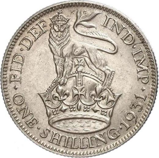 Reverse Shilling 1931 - Silver Coin Value - United Kingdom, George V