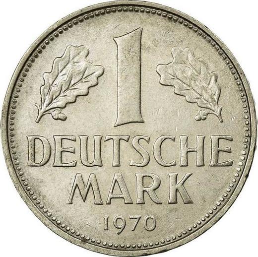 Obverse 1 Mark 1970 F - Coin Value - Germany, FRG