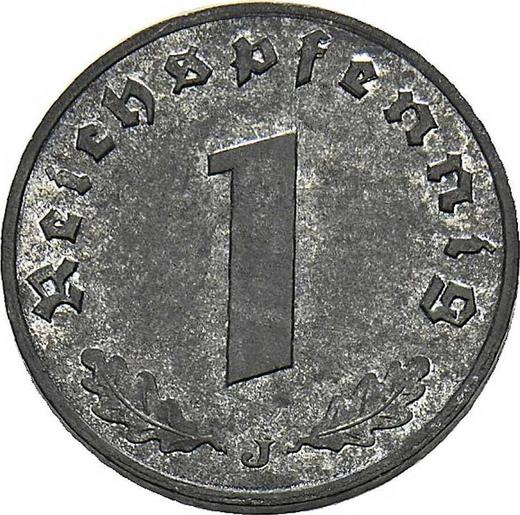 Obverse 1 Reichspfennig 1942 J "Type 1940-1945" -  Coin Value - Germany, Third Reich