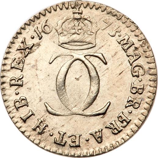 Reverso 2 peniques 1673 - valor de la moneda de plata - Gran Bretaña, Carlos II