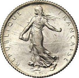 Anverso 1 franco 1907 "Sembrador" - valor de la moneda de plata - Francia, Tercera República
