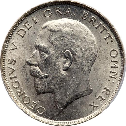 Obverse Halfcrown 1922 - Silver Coin Value - United Kingdom, George V
