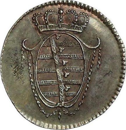 Awers monety - 1 halerz 1819 - cena  monety - Saksonia-Coburg-Saalfeld, Ernest I