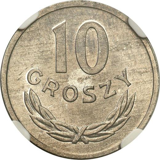 Reverse 10 Groszy 1970 MW - Coin Value - Poland, Peoples Republic