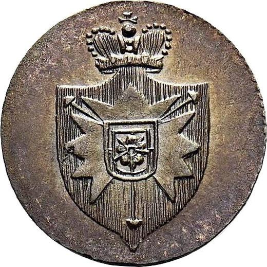 Аверс монеты - 4 пфеннига 1821 года - цена серебряной монеты - Шаумбург-Липпе, Георг Вильгельм