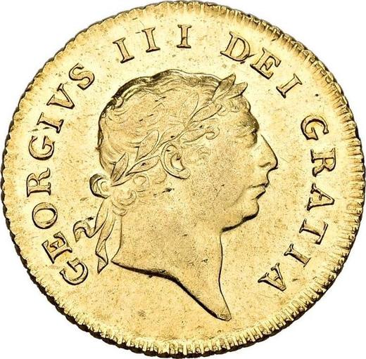 Obverse Half Guinea 1810 "Garter" - Gold Coin Value - United Kingdom, George III
