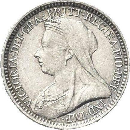 Avers 2 Pence 1895 TB - Silbermünze Wert - Großbritannien, Victoria