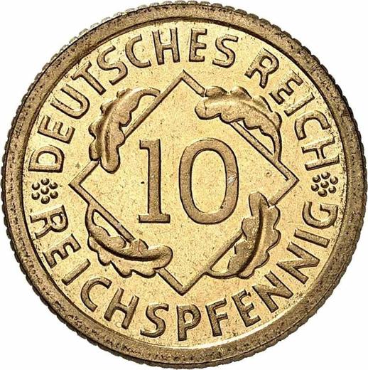 Obverse 10 Reichspfennig 1935 E -  Coin Value - Germany, Weimar Republic