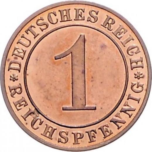 Obverse 1 Reichspfennig 1929 A -  Coin Value - Germany, Weimar Republic