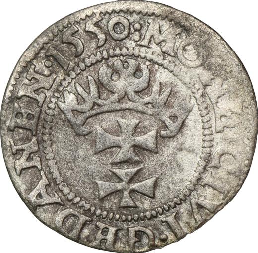 Reverse Schilling (Szelag) 1550 "Danzig" - Silver Coin Value - Poland, Sigismund II Augustus