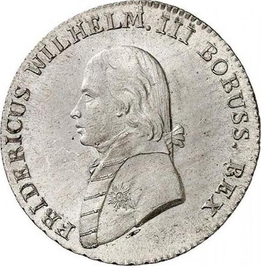 Obverse 4 Groschen 1801 A "Silesia" - Silver Coin Value - Prussia, Frederick William III