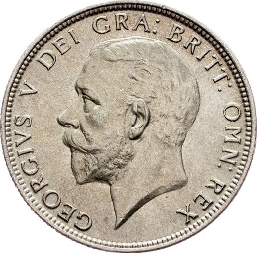 Аверс монеты - Флорин (2 шиллинга) 1935 года - цена серебряной монеты - Великобритания, Георг V