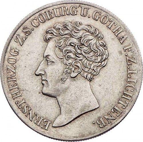Аверс монеты - 1 гульден 1830 года EK - цена серебряной монеты - Саксен-Кобург-Гота, Эрнст I