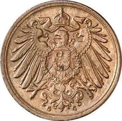 Reverse 1 Pfennig 1895 G "Type 1890-1916" -  Coin Value - Germany, German Empire