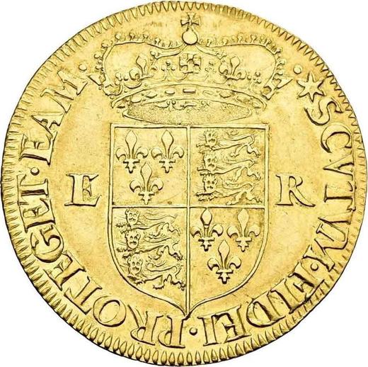Reverso 1/2 libra Sin fecha (1561-1570) - valor de la moneda de oro - Gran Bretaña, Isabel I
