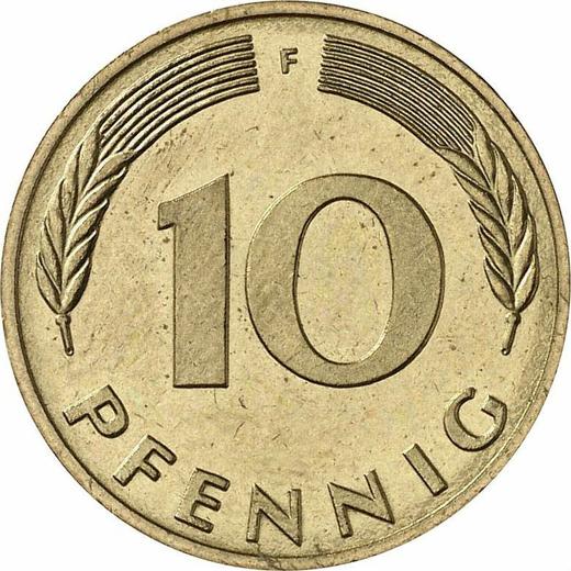 Obverse 10 Pfennig 1984 F - Coin Value - Germany, FRG