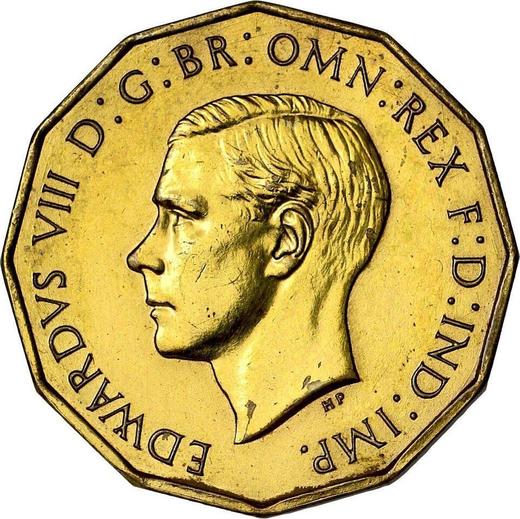 Obverse Pattern Threepence 1937 -  Coin Value - United Kingdom, Edward VIII