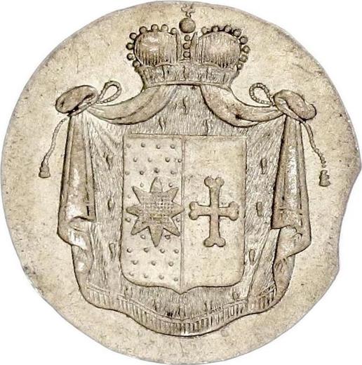 Аверс монеты - 2 мариенгроша 1828 года A.W. - цена серебряной монеты - Вальдек-Пирмонт, Георг Генрих