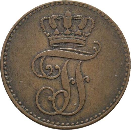 Avers 3 Pfennige 1845 "Typ 1843-1864" - Münze Wert - Mecklenburg-Schwerin, Friedrich Franz II