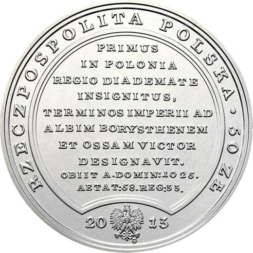 Obverse 50 Zlotych 2013 MW "Bolesław I the Brave" - Silver Coin Value - Poland, III Republic after denomination