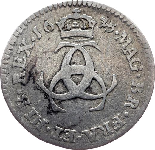 Reverse Threepence 1675 - Silver Coin Value - United Kingdom, Charles II