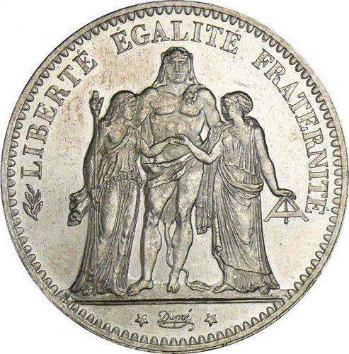 Obverse 5 Francs 1876 K "Hercules" - Silver Coin Value - France, Third Republic