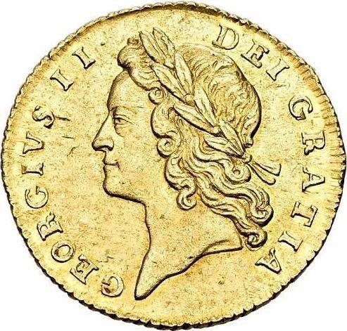 Obverse Half Guinea 1731 "Young Head" - Gold Coin Value - United Kingdom, George II