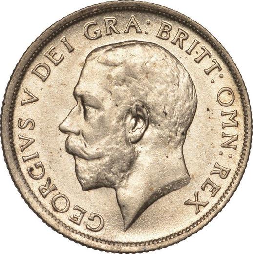 Obverse Shilling 1920 - Silver Coin Value - United Kingdom, George V