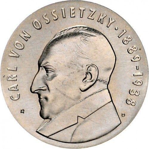 Awers monety - 5 marek 1989 A "Ossietzky" - cena  monety - Niemcy, NRD