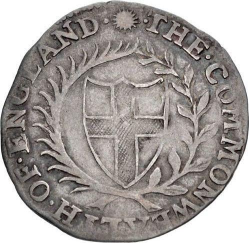Аверс монеты - 6 пенсов 1652 года - цена серебряной монеты - Великобритания, Содружество