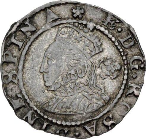 Obverse 1 1/2 Pence 1575 "Third issues" - Silver Coin Value - United Kingdom, Elizabeth I