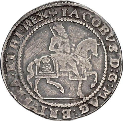 Obverse Halfcrown no date (1619-1625) "Third coinage" Plume above the shield - Silver Coin Value - United Kingdom, James I