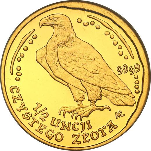 Reverse 200 Zlotych 1997 MW NR "White-tailed eagle" - Gold Coin Value - Poland, III Republic after denomination