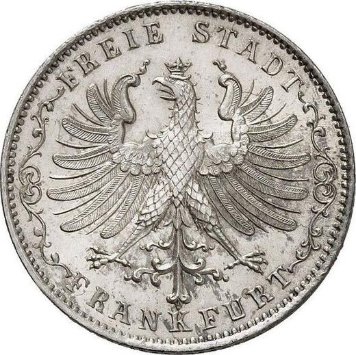 Obverse 1/2 Gulden 1849 - Silver Coin Value - Frankfurt am Main, Free City